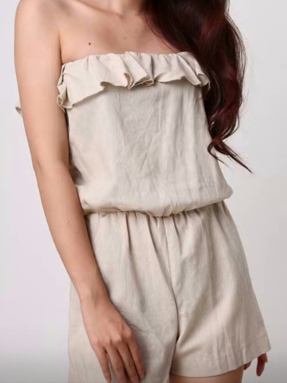 Love Republic Strapless Ruffle Romper